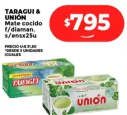 Supermayorista Vital Taragui & Unión mate cocido oferta