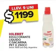 Carrefour Maxi Hileret - edulcorante liquido c/sacarina oferta