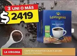 Carrefour Maxi La virginia - cafe en saquitos caja oferta