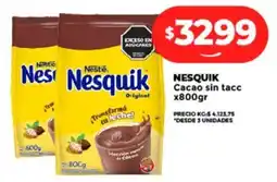 Supermayorista Vital Nesquik cacao sin tacc oferta