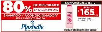 Supermercados DIA Plusbelle Shampoo Brillo x 1l oferta