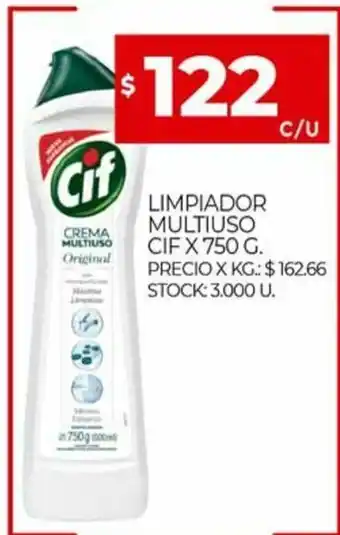 Supermercados DIA Cif Limpiador Multiuso x 750g oferta