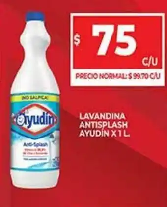 Supermercados DIA Ayudin Lavandina Antisplash x 1l oferta