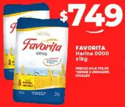 Supermayorista Vital FAVORITA Harina 0000 oferta