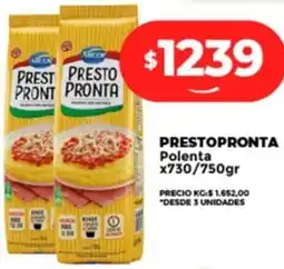 Supermayorista Vital PRESTOPRONTA Polenta oferta