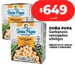 Supermayorista Vital DONA PUPA Garbanzos remojados oferta