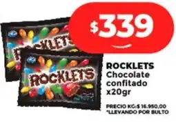 Supermayorista Vital ROCKLETS Chocolate confitado oferta