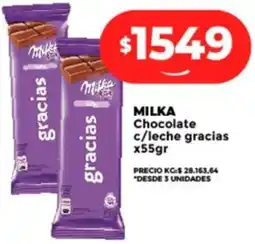 Supermayorista Vital MILKA Chocolate c/leche gracias oferta