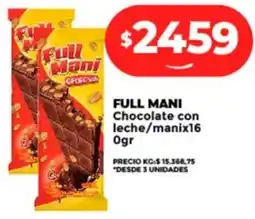 Supermayorista Vital FULL MANI Chocolate con leche/mani oferta