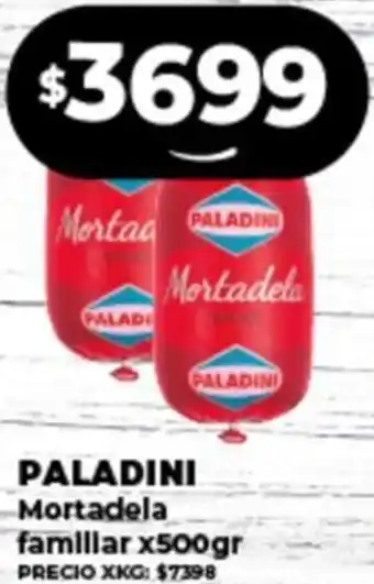 Supermayorista Vital PALADINI Mortadela familiar oferta