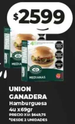 Supermayorista Vital UNION GANADERA Hamburguesa oferta