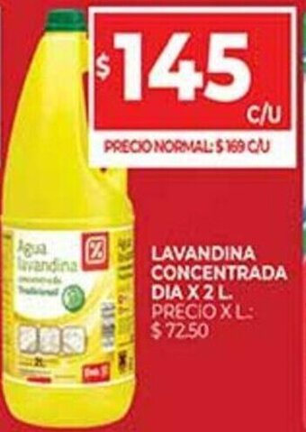 Supermercados DIA Lavandina Concentrada Dia x 2 L. oferta