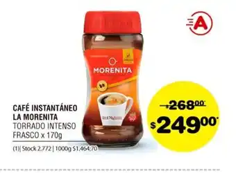 Atomo Conviene La Morenita Café Instantáneo x 170g oferta