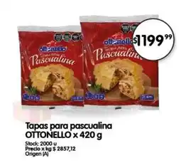 Supermercados Buenos Días Tapas para pascualina OTTONELLO oferta