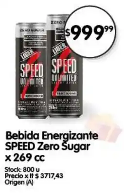 Supermercados Buenos Días Bebida Energizante SPEED oferta