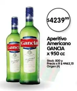Supermercados Buenos Días Aperitivo Americano GANCIA oferta