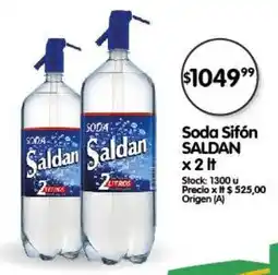 Supermercados Buenos Días Soda Sifón SALDAN oferta