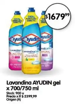Supermercados Buenos Días Lavandina AYUDIN gel oferta