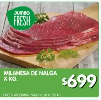 Jumbo Milanesa de nalga x kg oferta