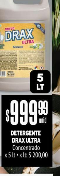 Makro Detergente drax ultra oferta