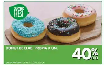 Jumbo Donut x un -40% oferta