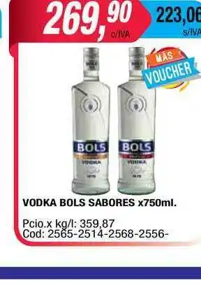 Maxiconsumo Bols Vodka Sabores x750ml oferta