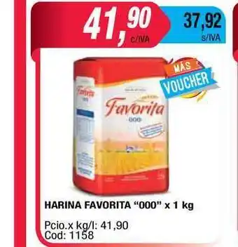 Maxiconsumo Favorita Harina 000 x 1kg oferta