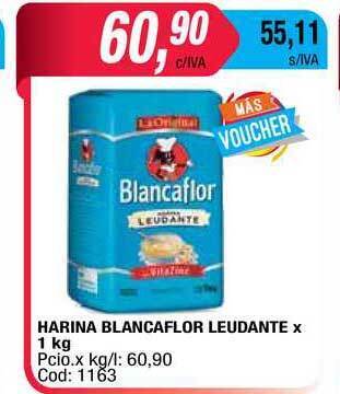 Maxiconsumo Blancaflor Leudante Harina x 1kg oferta