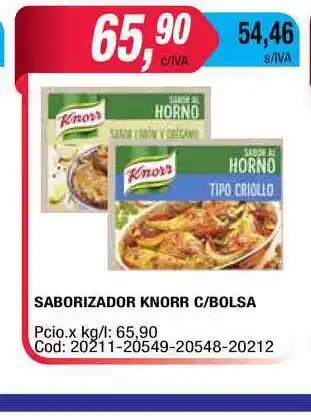 Maxiconsumo Knorr Saborizador C/Bolsa oferta
