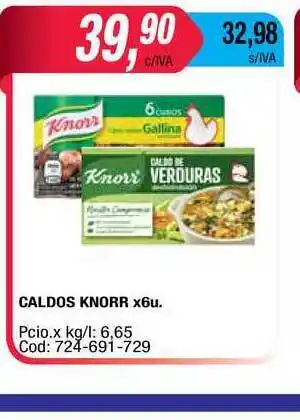 Maxiconsumo Knorr Caldos x6u oferta