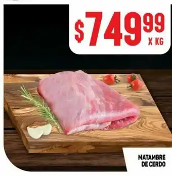 Makro Matambre de cerdo kg oferta