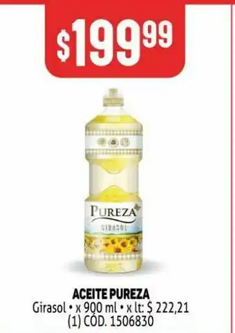 Makro Aceite pureza 900ml oferta