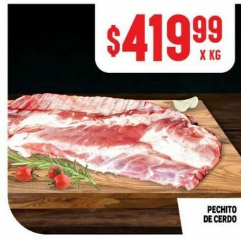Makro Pechito de cerdo kg oferta