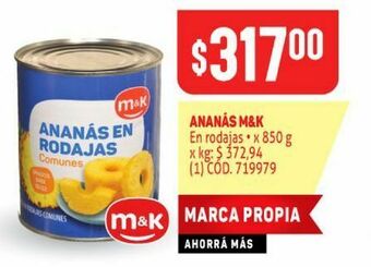 Makro Ananás m&k oferta