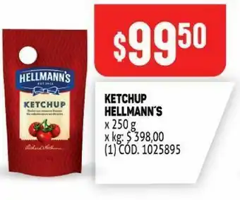 Makro Ketchup hellmann's 250g oferta