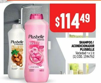 Makro Shampoo / acondicionador plusbelle oferta