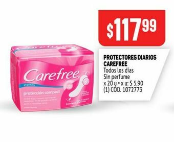 Makro Protectores femeninos carefree oferta