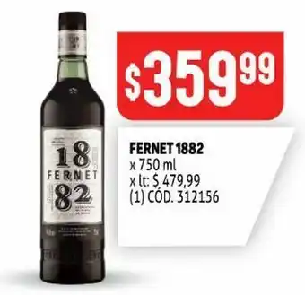 Makro Fernet 1882 x 750 cc oferta