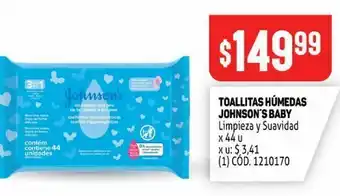 Makro Toallitas húmedas para bebé johnson's baby oferta