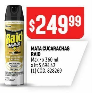 Makro Mata cucarachas raid oferta