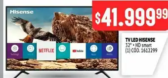 Makro Tv led hisense 32" oferta