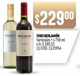 Makro Vino benjamin oferta