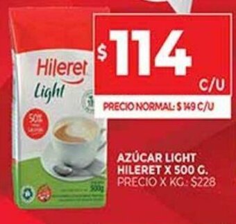 Supermercados DIA Azúcar Light Hileret x 500 G. oferta
