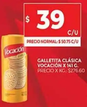 Supermercados DIA Galletit Clásica Vocación x 141 g. oferta