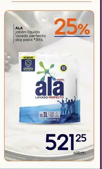Supermercados Monarca Ala Jabón Líquido Lavado Perfecto Doy Pack 3lts oferta