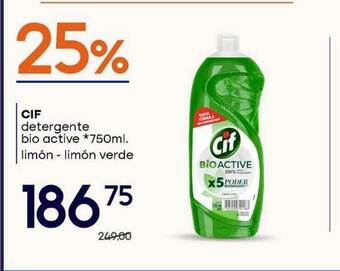Supermercados Monarca Cif Detergente Bio Active 750ml oferta