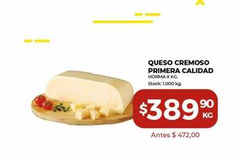 Super MAMI Queso Cremoso Primera Calidad oferta