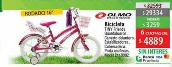 Casa Silvia Bicicleta Tiny Friends Olmo oferta