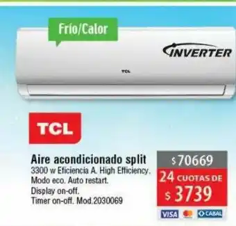 Casa Silvia Aire Acondicionado Split Tcl Inverter oferta