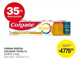 Atomo Conviene Crema dental colgate total 12 oferta